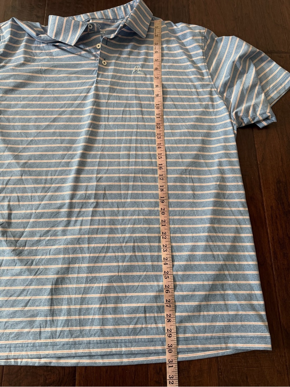 Rhoback The Birdie Stripe Polo Shirt Men's 3X - Picture 6 of 7